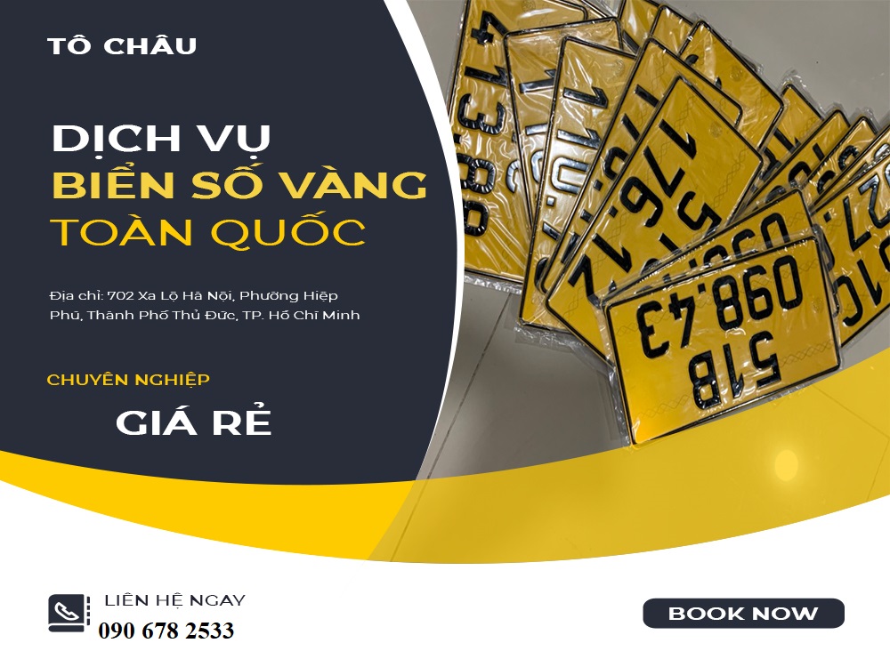Dịch vụ đổi biển trắng sang vàng toàn quốc